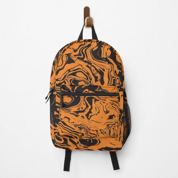 Item preview, Classic Halloween Orange and Black Swirl designed and sold by Ispeakgeek.