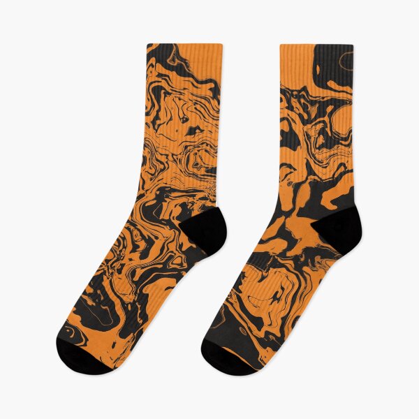 Item preview, Classic Halloween Orange and Black Swirl designed and sold by Ispeakgeek.
