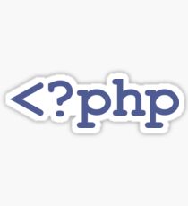 Pegatina Etiqueta de PHP abierto