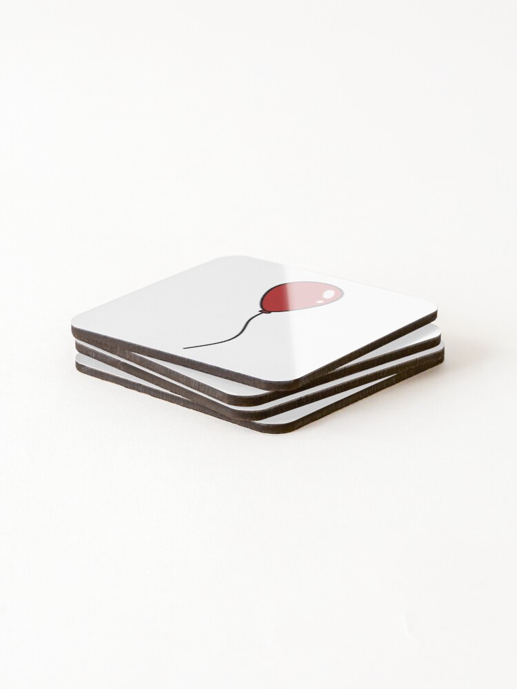 Thumbnail 4 of 5, Coasters (Set of 4), Red Balloon designed and sold by Reeseworks.