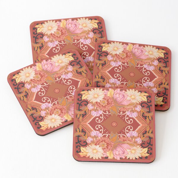 Item preview, Moroccan Floral Tile Vector Design designed and sold by Taleahsdesigns.
