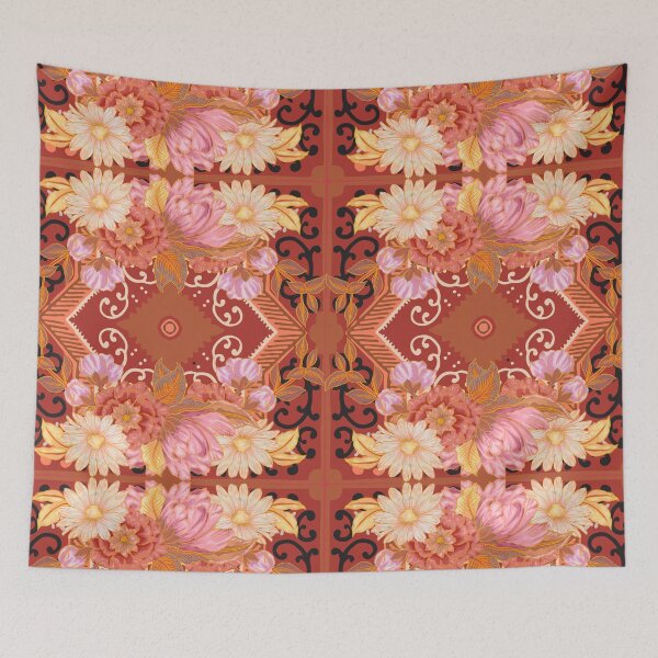 Item preview, Moroccan Floral Tile Vector Design designed and sold by Taleahsdesigns.