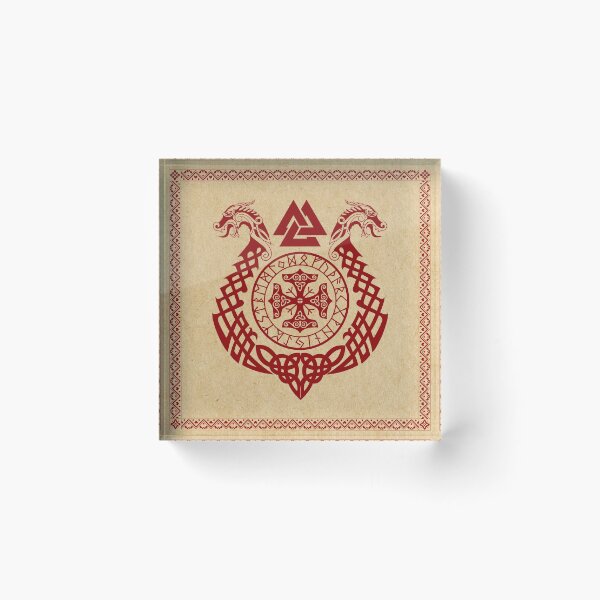 Item preview, Vikings Symbol Norse Runes Dragon Boat Vikings designed and sold by Dog-T-Shirts.