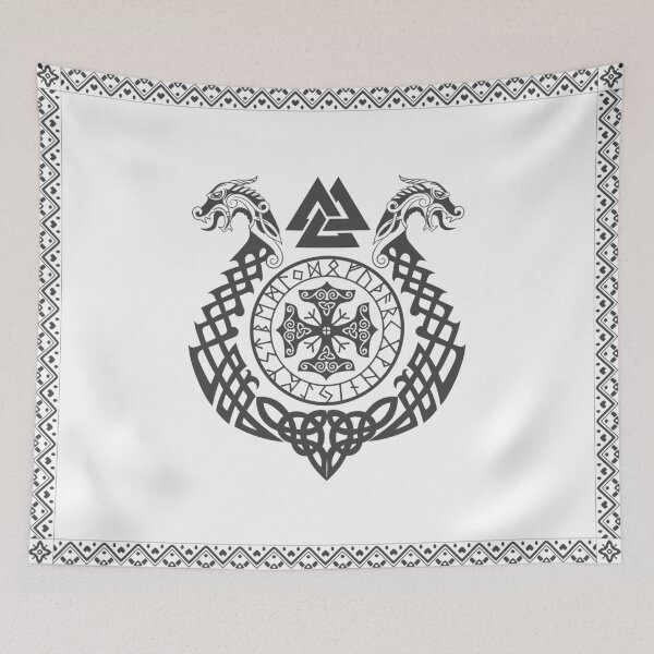 Item preview, Vikings Symbol Norse Runes Dragon Boat Vikings designed and sold by Dog-T-Shirts.