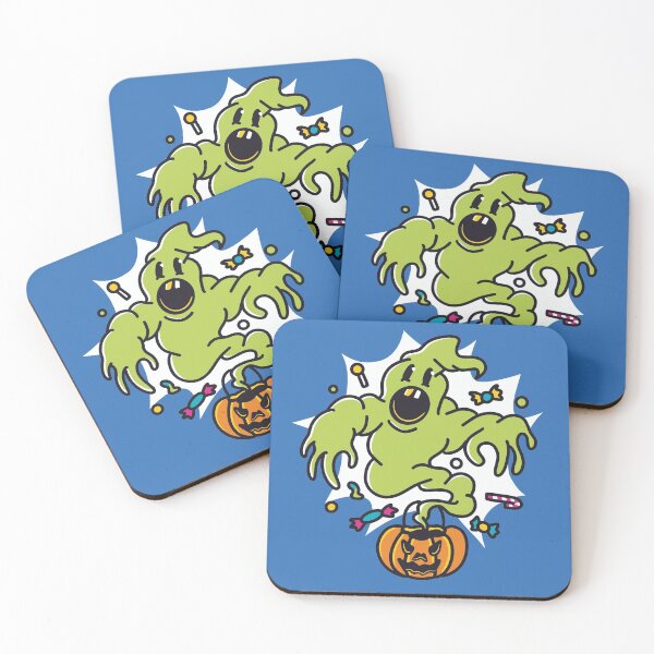 Aperçu de l'œuvre Cute Cartoon Halloween Ghost créée et vendue par SLAG-Creative.
