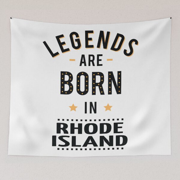 Item preview, Legends Are Born In Rhode Island designed and sold by FiveNiches.