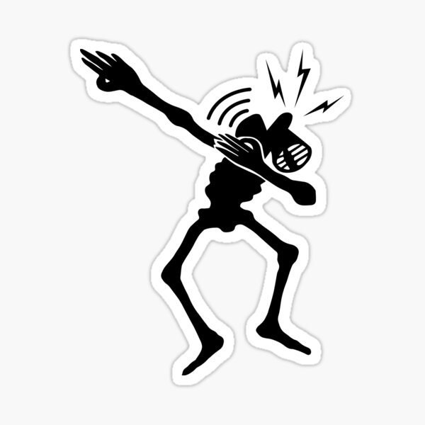 Dabbing Siren Head' Sticker