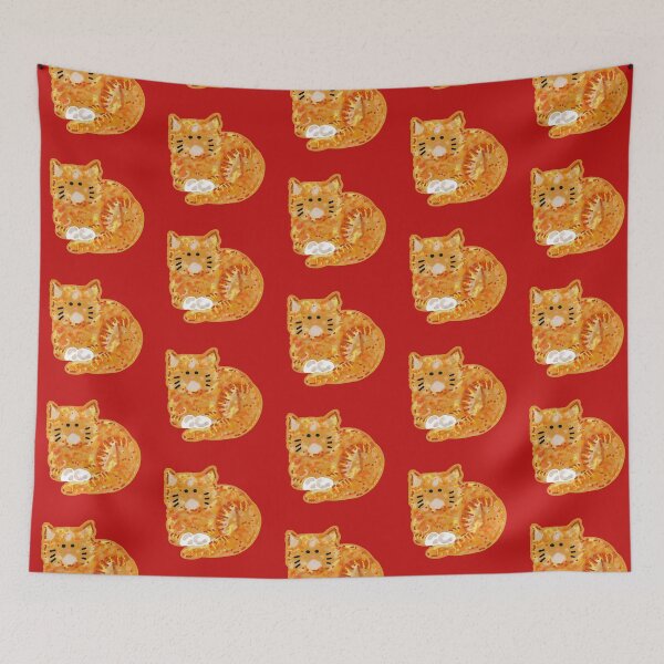 Item preview, Orange cat art design designed and sold by Marble1212.