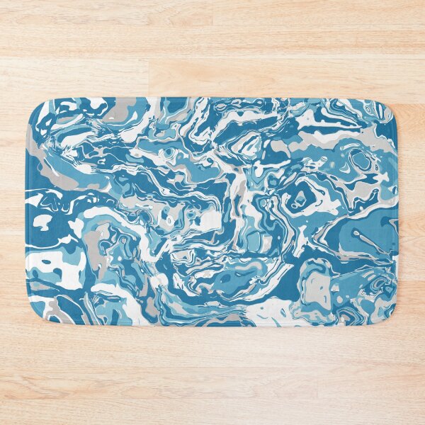 Item preview, Winter Wonderland Swirl of Blues and Whites designed and sold by Ispeakgeek.