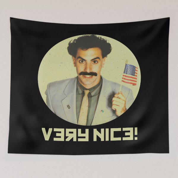 Item preview, Funny Men Borat Very Nice! Classic Fan designed and sold by RubenPrice2210.