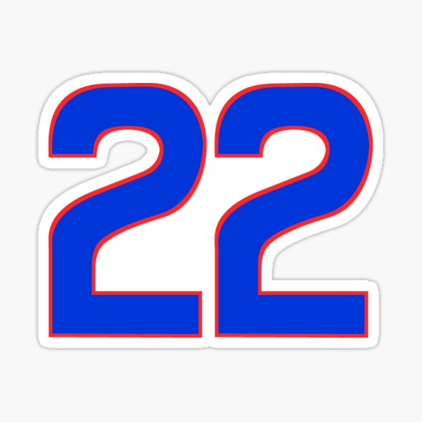 "#22" Sticker for Sale by mellbee | Redbubble