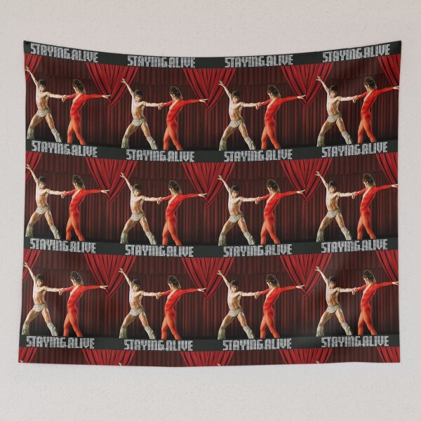 Item preview, Staying Alive Travolta Hughes 80s Movie Dance designed and sold by Taleahsdesigns.