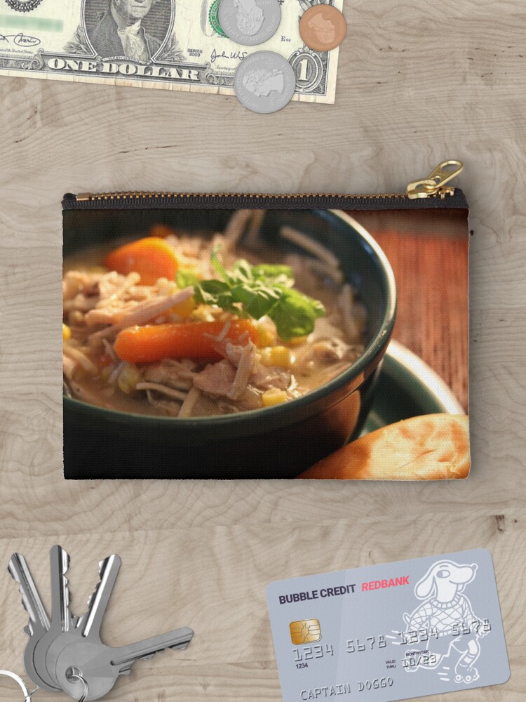 Thumbnail 3 of 4, Zipper Pouch, Day After Thanksgiving - Turkey Soup designed and sold by eelsblueEllen.