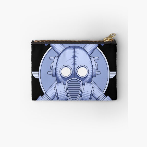 Item preview, Art Deco Gasmask Blue II designed and sold by Rustyoldtown.