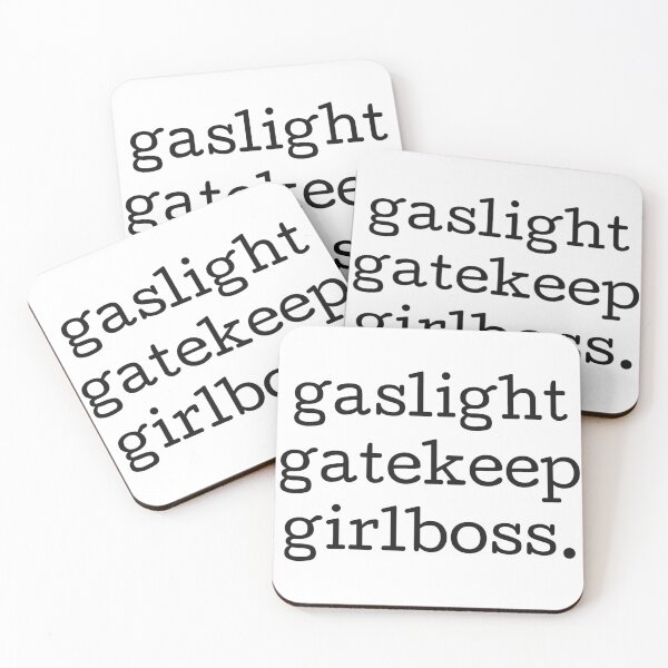 Item preview, Gaslight Gate Keep Girlboss Sticker designed and sold by Liv Renna.