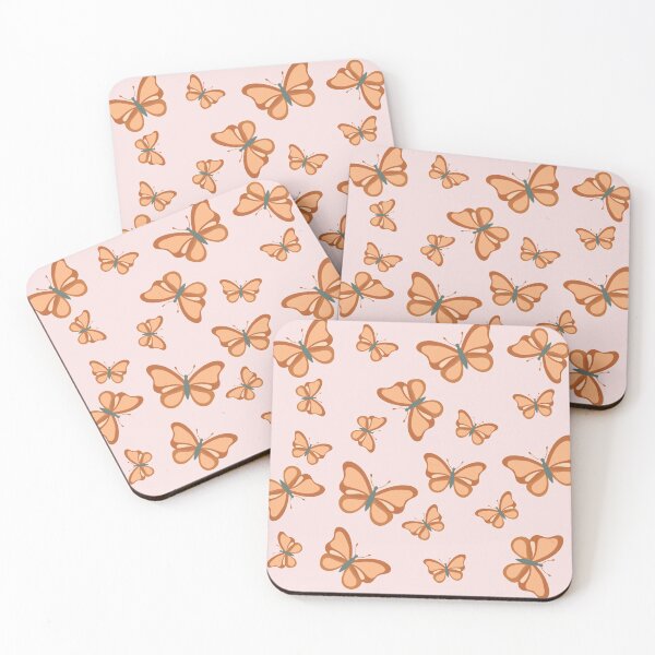Item preview, butterflies on pink designed and sold by KucingLucu.