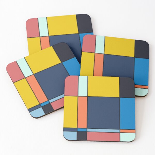 Item preview, Minimalist Abstract Squares 16 designed and sold by MaryJaneRC.
