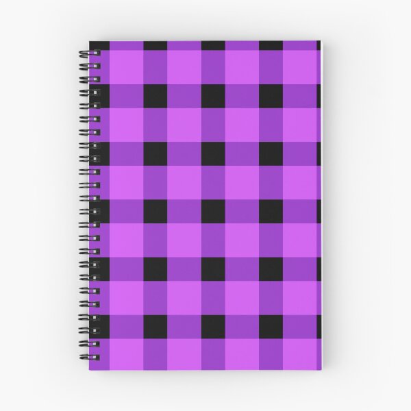 Item preview, Purple and Black Plaid designed and sold by Sharon Schwalbe.