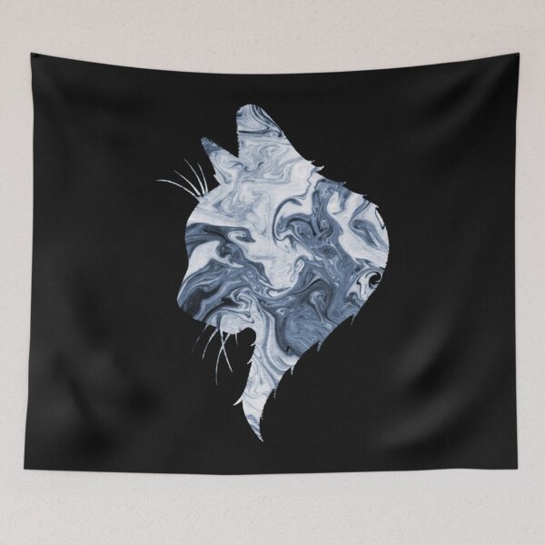 Item preview, Blue Swirly Cat  designed and sold by Orelet.