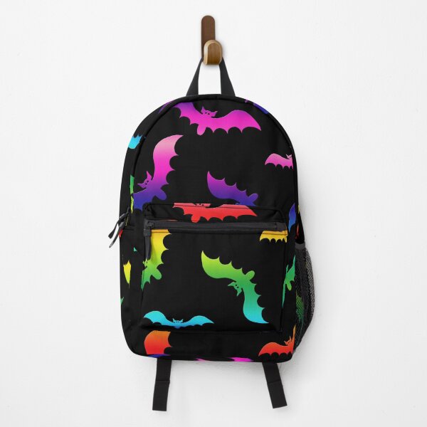 Item preview, Rainbow Bats on Black designed and sold by Sharon Schwalbe.
