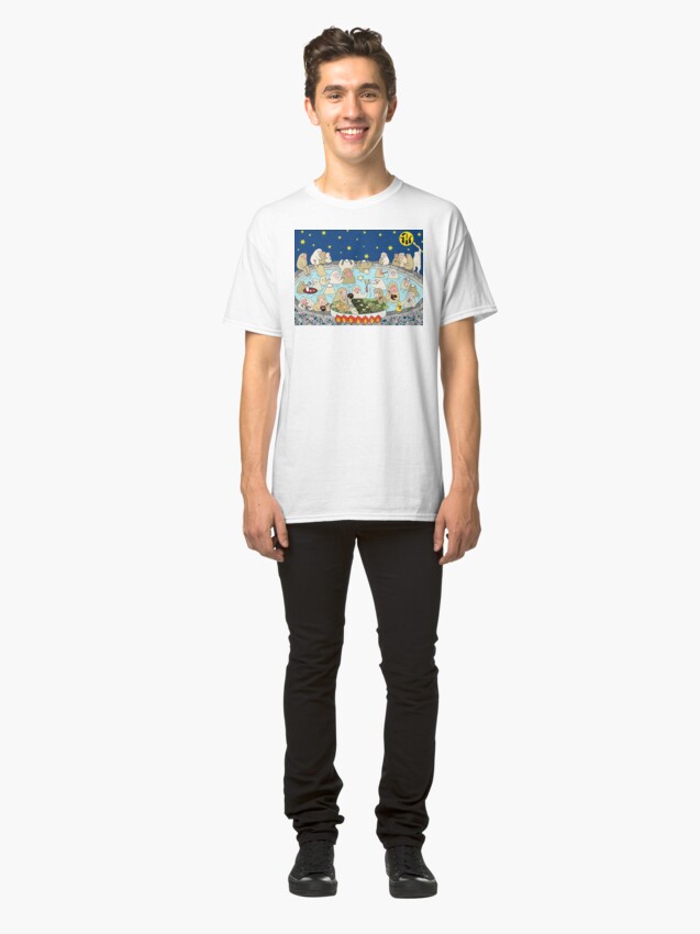 Alternate view of Snow Monkeys in Spa Classic T-Shirt