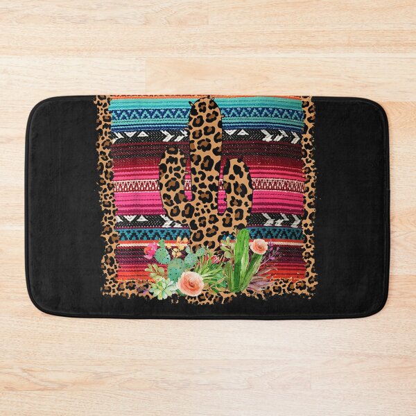 Item preview, Western Serape Leopard Cactus Cowgirl Horse Girl designed and sold by MatildaGrimes.