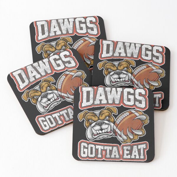 Item preview, Distressed Dawgs Gotta Eat CLE designed and sold by MatildaGrimes.