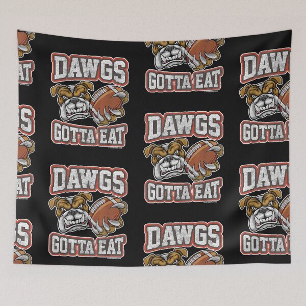 Item preview, Distressed Dawgs Gotta Eat CLE designed and sold by MatildaGrimes.