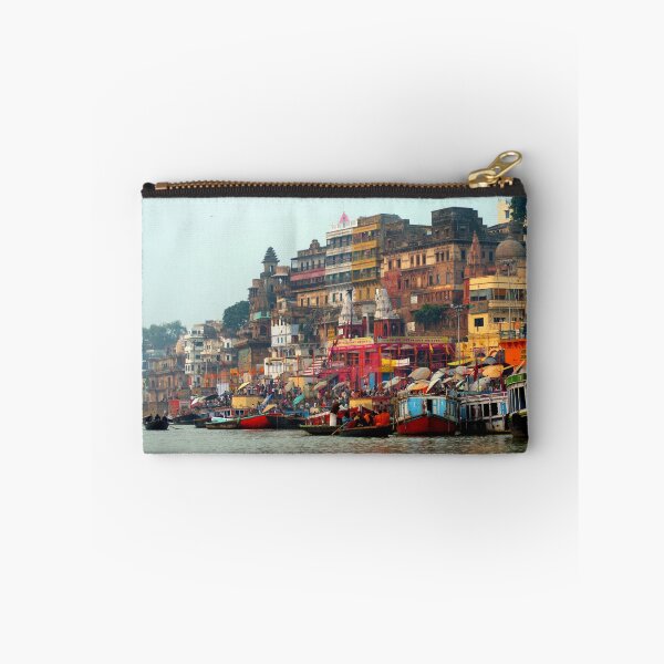 Item preview, Dawn on the Ganges Ghats Varanasi, India designed and sold by jacqi.
