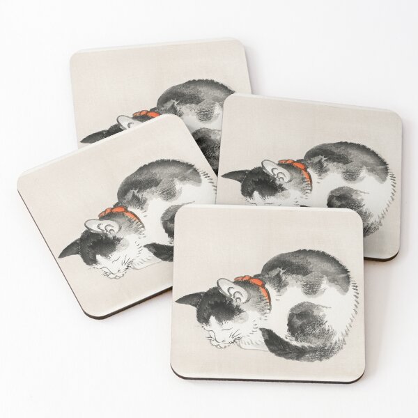 Item preview, Sleeping Cat - Japanese Print designed and sold by earlgreylatte.