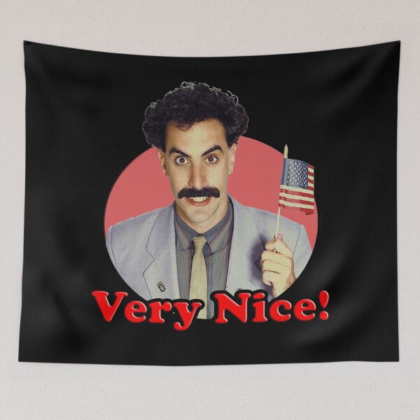 Item preview, Music Vintage Borat- Very Nice Gift Movie Fans designed and sold by RubenPrice2210.