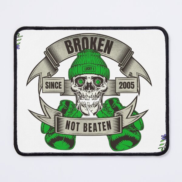 Item preview, Broken not Beaten designed and sold by Insaneluck.