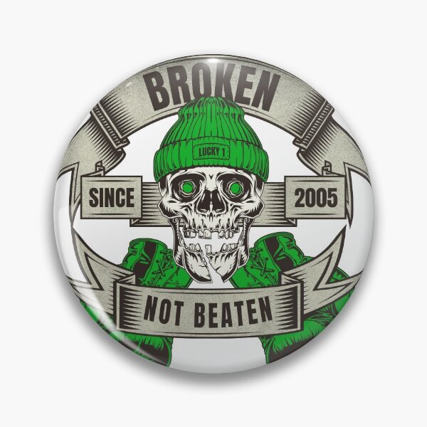 Item preview, Broken not Beaten designed and sold by Insaneluck.
