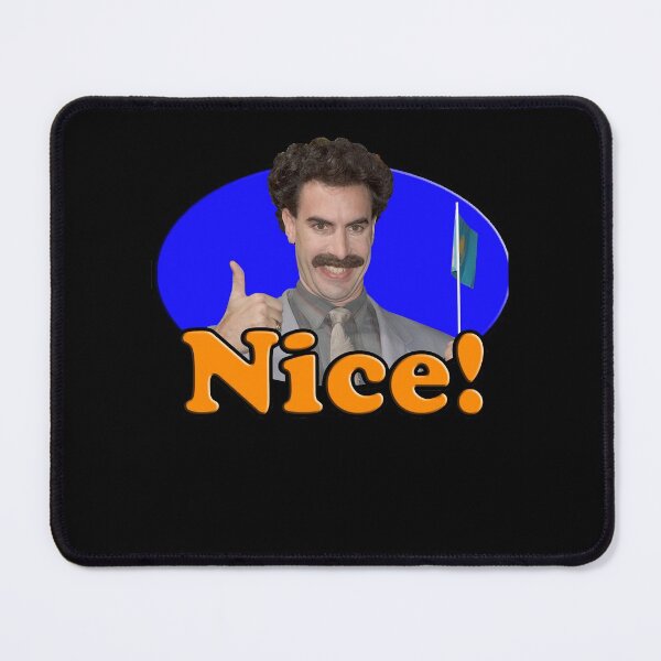 Item preview, Music Vintage Retro Borat- Nice! Gifts Movie Fan designed and sold by RubenPrice2210.