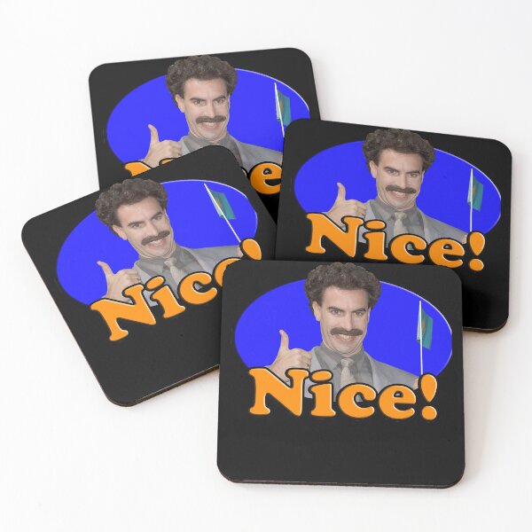 Item preview, Music Vintage Retro Borat- Nice! Gifts Movie Fan designed and sold by RubenPrice2210.