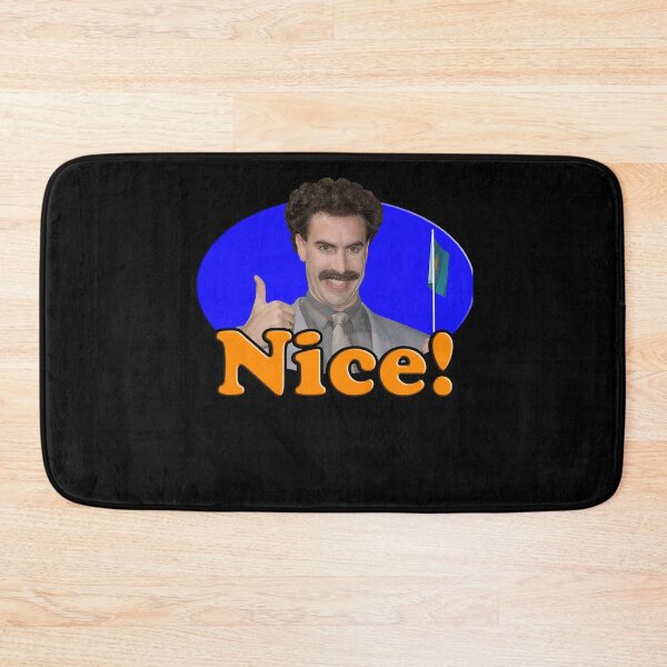 Item preview, Music Vintage Retro Borat- Nice! Gifts Movie Fan designed and sold by RubenPrice2210.