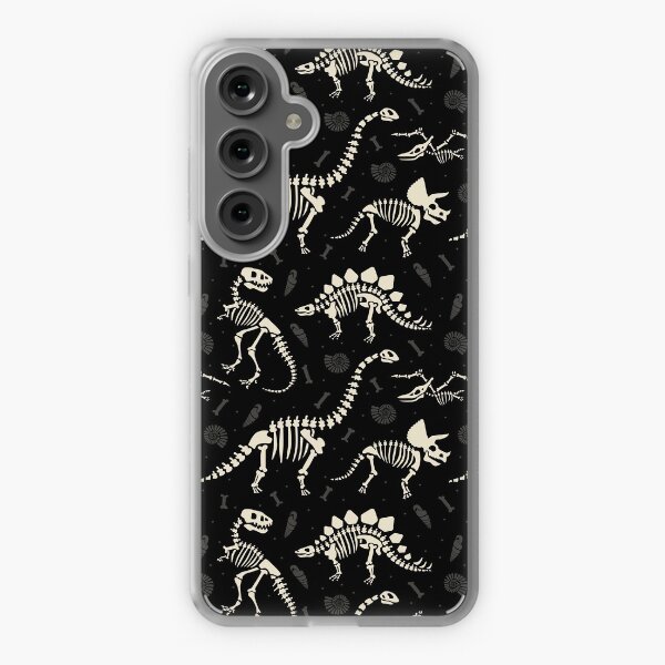 Item preview, Dinosaur Fossils in Black designed and sold by latheandquill.