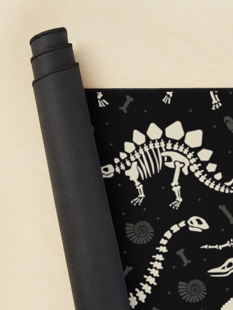 Alternate view of Dinosaur Fossils in Black Mouse Pad