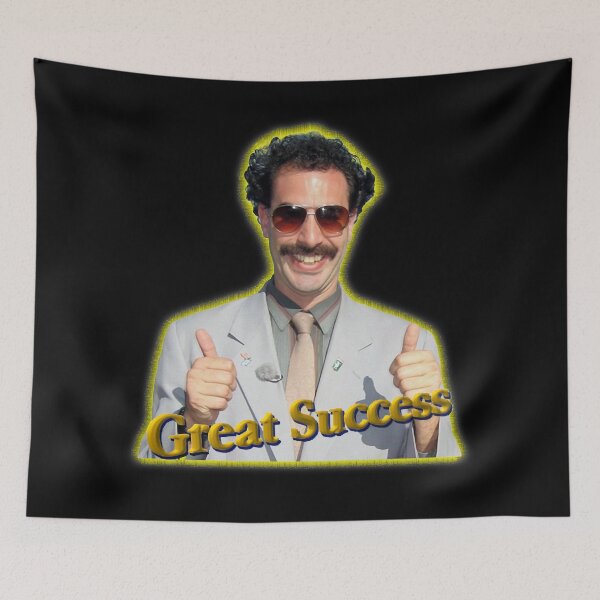 Item preview, Retro Borat Great Success Sticker Idol Gifts Fot You designed and sold by RubenPrice2210.