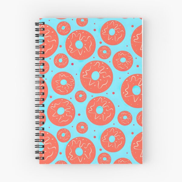 Item preview, Donuts Pattern, Blue Background, Donut, Pattern designed and sold by graphic-genie.