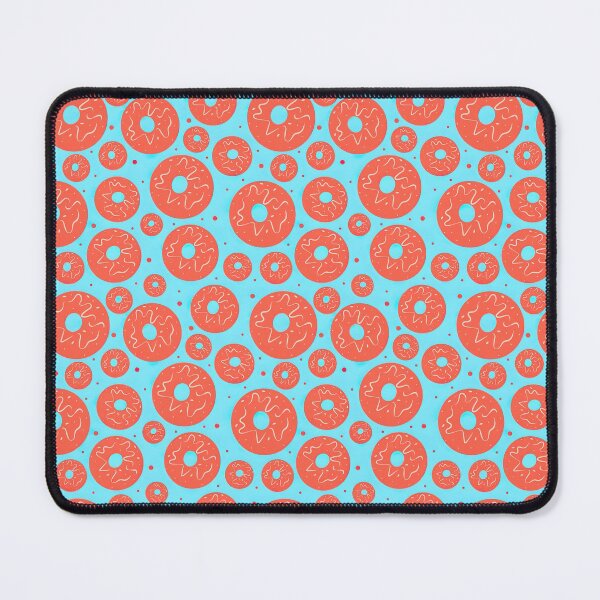Item preview, Donuts Pattern, Blue Background, Donut, Pattern designed and sold by graphic-genie.