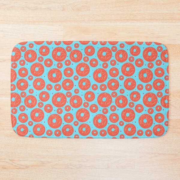 Item preview, Donuts Pattern, Blue Background, Donut, Pattern designed and sold by graphic-genie.