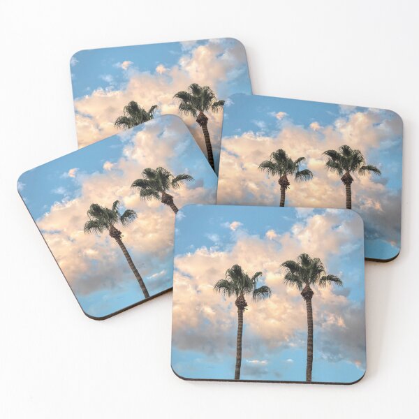 Item preview, Three Palms and Summer Clouds designed and sold by Elisabeth Lucas.
