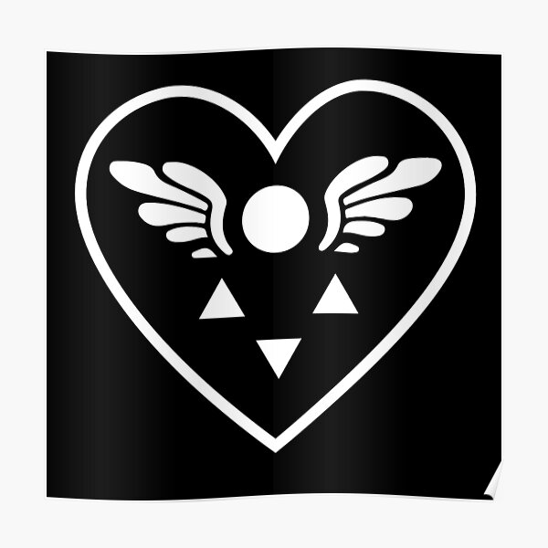 "deltarune logo" Poster for Sale by nickyliza Redbubble