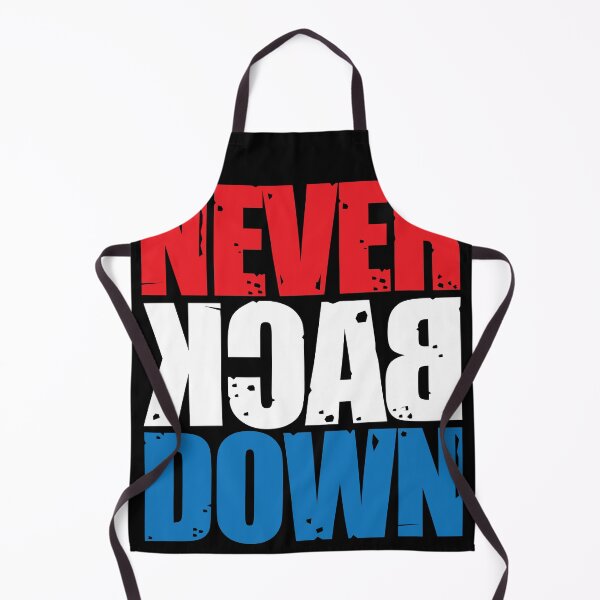 Item preview, NEVER BACK DOWN designed and sold by Appleart Studio.