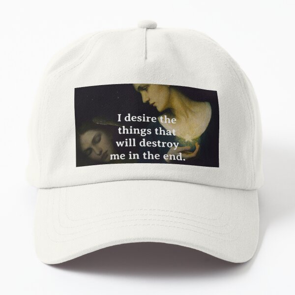 Slyvia Plath - On Self Destruction Dad Hat