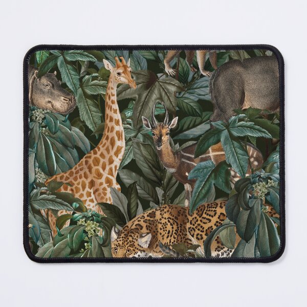 Item preview, Animal seamless pattern jungle background illustration designed and sold by Sarwat Reza.