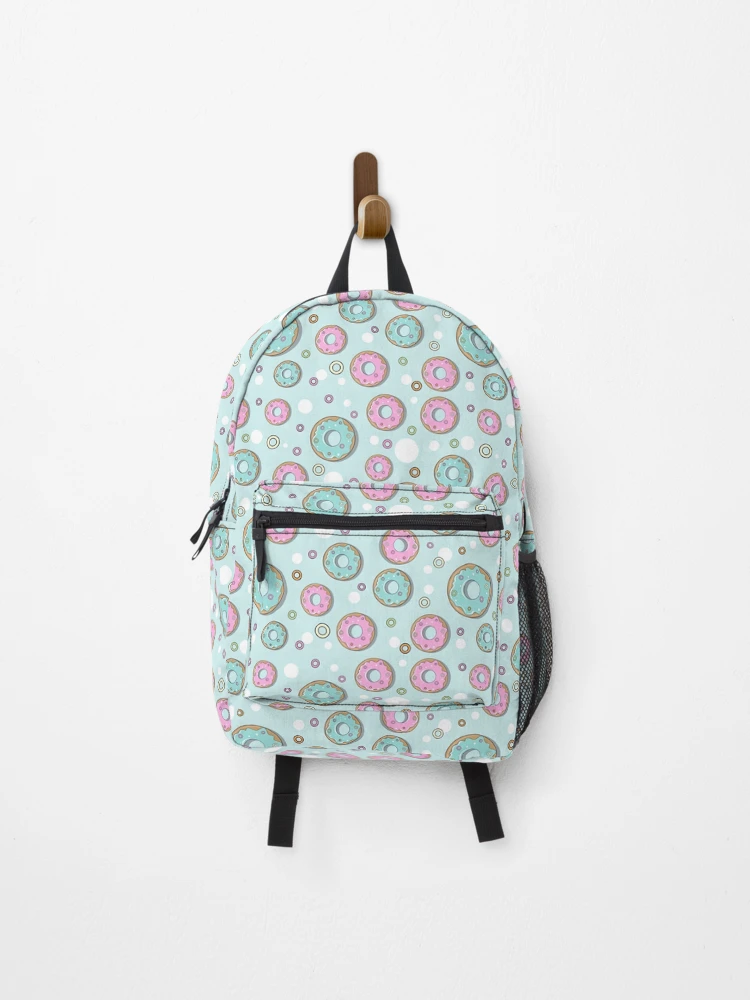 Colorful Donut Pattern Backpack Donut Backpack | Salty Blonde Beach Co | Vacation Backpack  main image 2