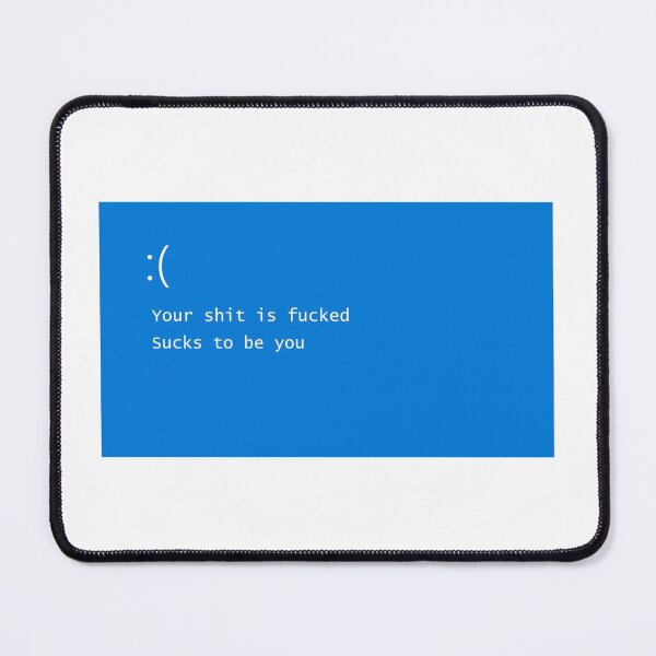 Artikelvorschau, Es ist scheiße, du zu sein. entworfen und verkauft von Security Stickers.
