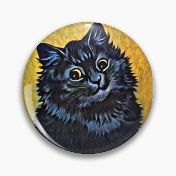 Item preview, BLACK CAT PORTRAIT - Louis Wain's Cats designed and sold by DigitalEffects.